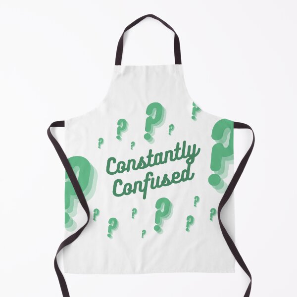 Item preview, Constantly confused funny quote question mark design designed and sold by ModernAndFunky.