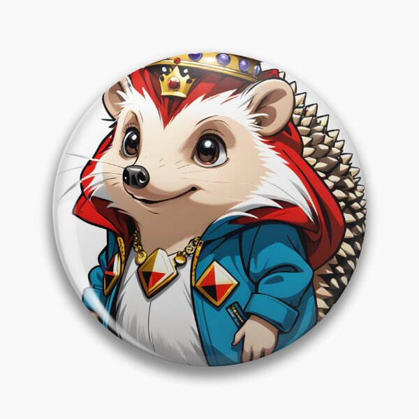Item preview, King Hedgehog designed and sold by CraftyUniverse.