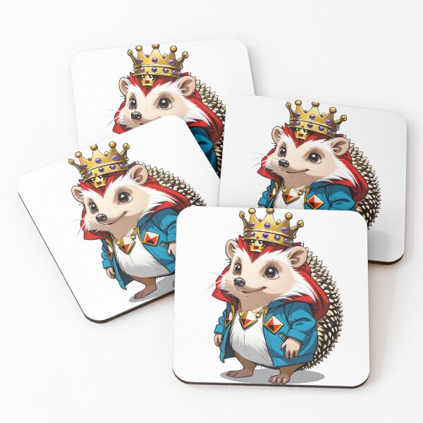 Item preview, King Hedgehog designed and sold by CraftyUniverse.