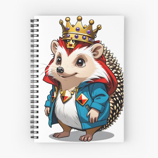 Item preview, King Hedgehog designed and sold by CraftyUniverse.