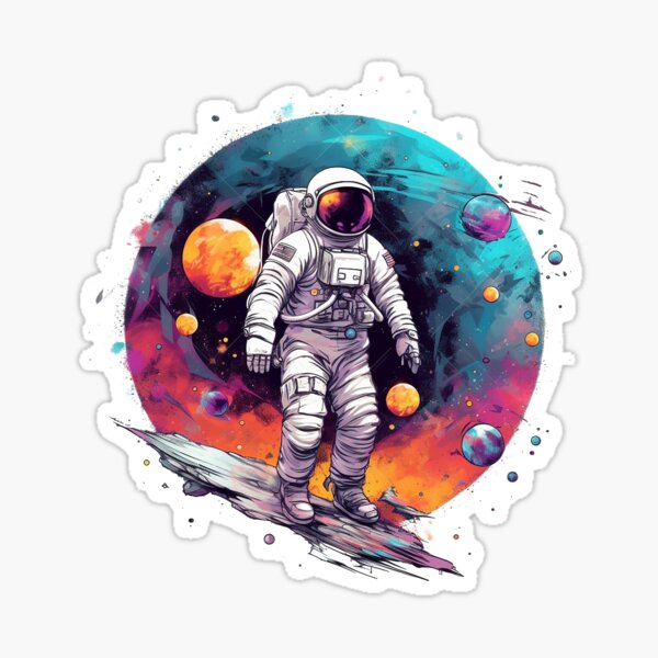 ASTRONAUT Astros Space City Sublimation -   Space city, Drawing  illustrations, Framed artwork