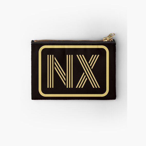 Item preview, NX Initials Gold Geometric Letters designed and sold by Jeallan Designs.