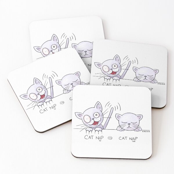 Item preview, Cat Nip vs Cat Nap designed and sold by Kendra Malcolm.