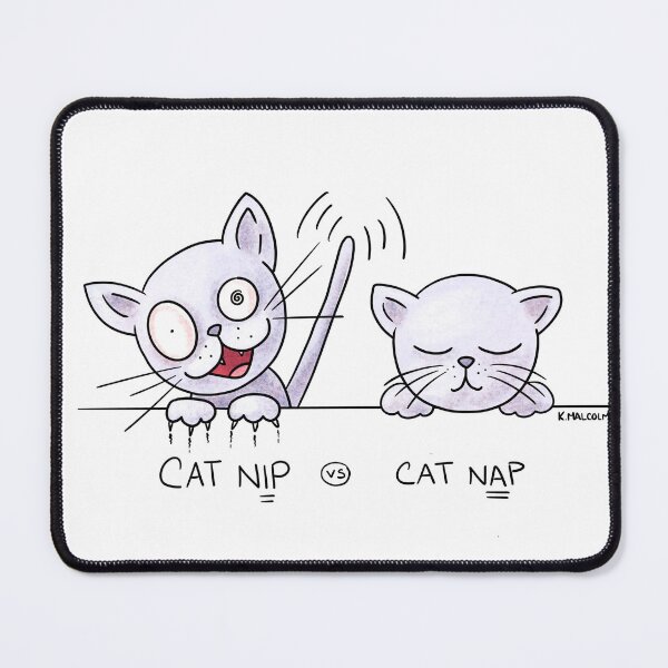 Item preview, Cat Nip vs Cat Nap designed and sold by Kendra Malcolm.