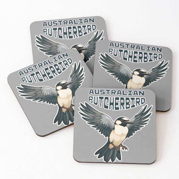 Item preview, Australian butcherbird designed and sold by GediaPrints.