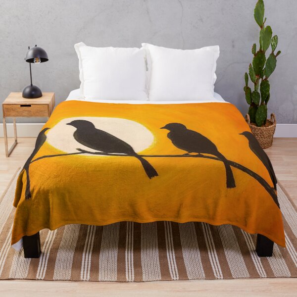 Item preview, Four birds in early sunrise designed and sold by Irisarts61.