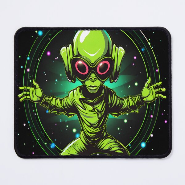 Item preview, Meditating Alien** - A Digital Illustration of an Extraterrestrial Being designed and sold by alaa-mously.