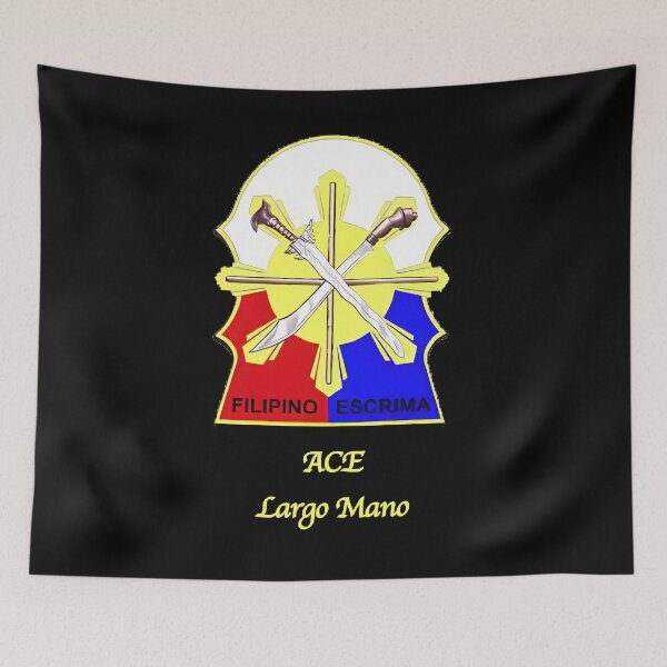 Item preview, Escrima Crest with ACE - Largo Mano Caption designed and sold by Dojo-Art.