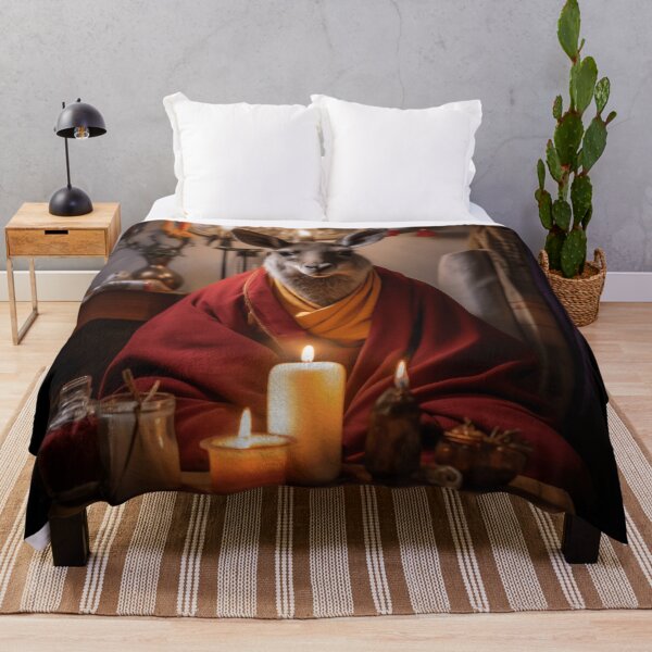 Item preview, Kangaroo meditating like a Tibetan monk designed and sold by Cocco Banana.