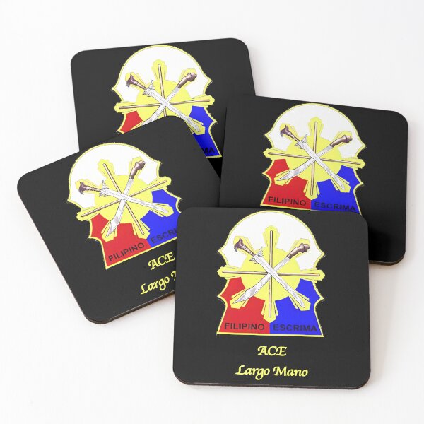 Item preview, Escrima Crest with ACE - Largo Mano Caption designed and sold by Dojo-Art.