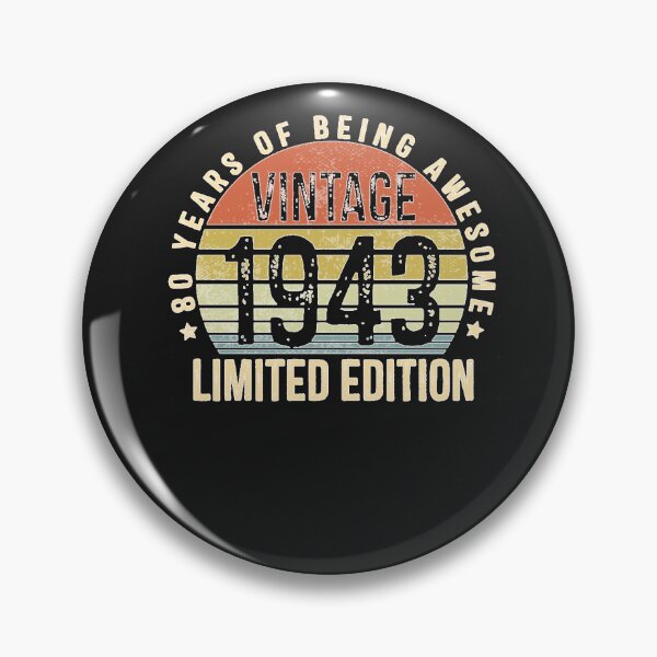 Item preview, 80 Years Of Being Awesome Vintage 1943 Limited Edition designed and sold by LelianaaDrumm.