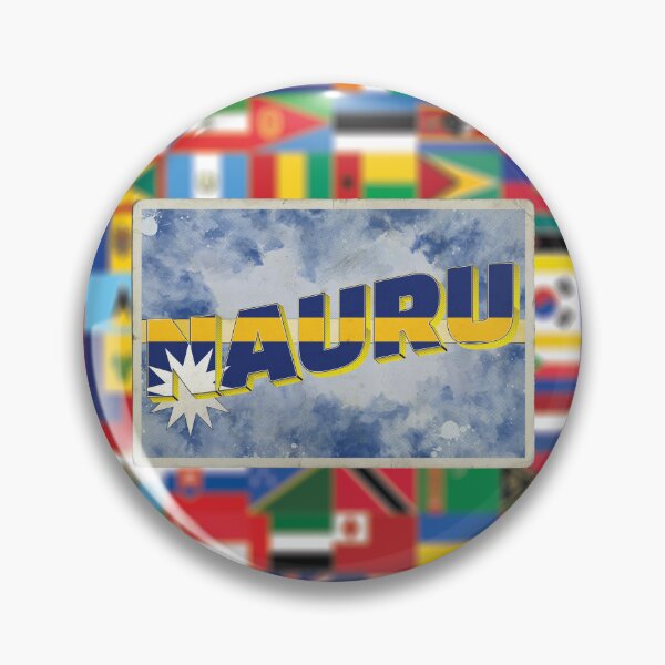Item preview, Nauru Vintage style retro souvenir designed and sold by DeveloperProp0.