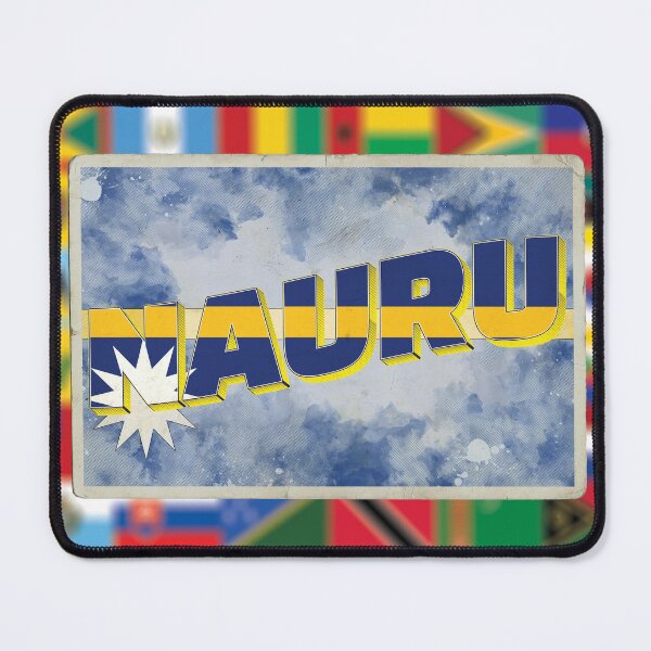 Item preview, Nauru Vintage style retro souvenir designed and sold by DeveloperProp0.