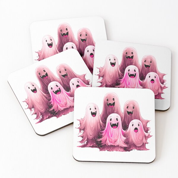 Item preview, Pink ghosts designed and sold by HistHero.