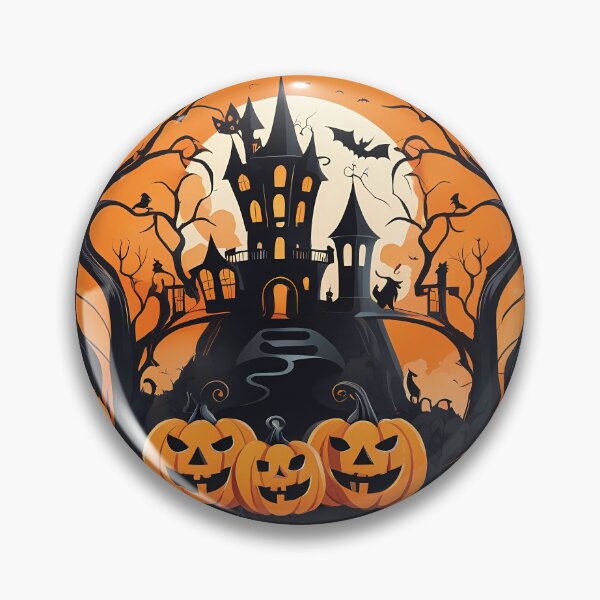 Item preview, Autumn Whispers: Halloween Spooky Castle designed and sold by Noorkin.