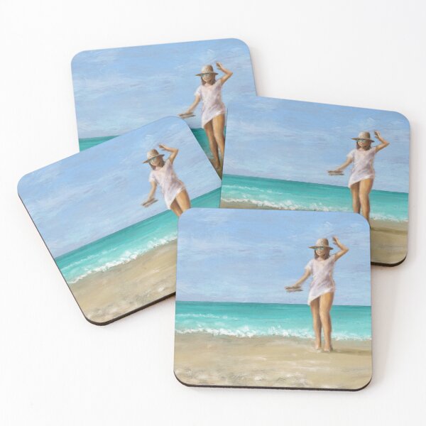 Item preview, The GIrl On The Beach designed and sold by TheArtCave.