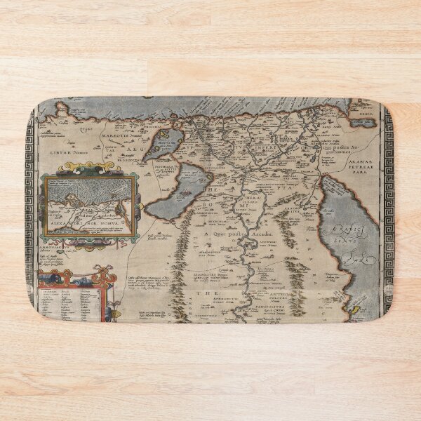 Item preview, Vintage Map of Egypt (1592) designed and sold by BravuraMedia.