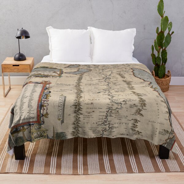 Item preview, Vintage Map of Egypt (1592) designed and sold by BravuraMedia.