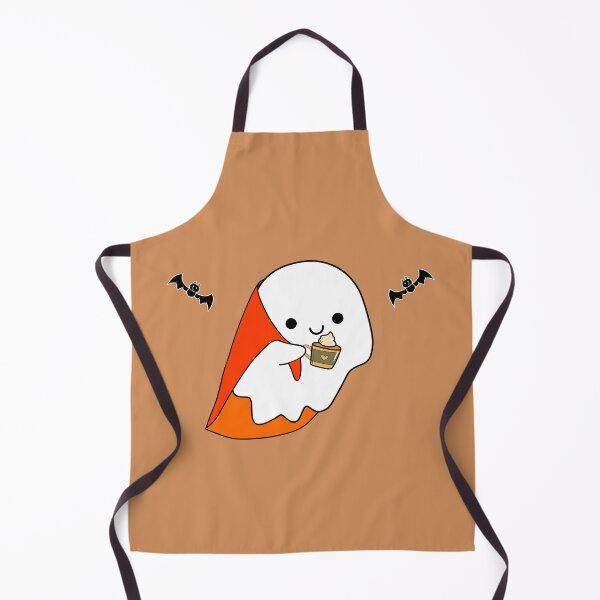 Item preview, Smiling ghost with coffee designed and sold by MyFluffyCloud.