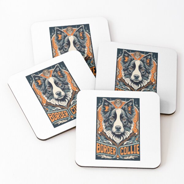 Item preview, Stunning Border Collie Typography in Ultra Detail designed and sold by damiang.