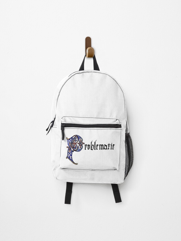Thumbnail 1 of 3, Backpack, Problematic designed and sold by SarahJoyScribe.