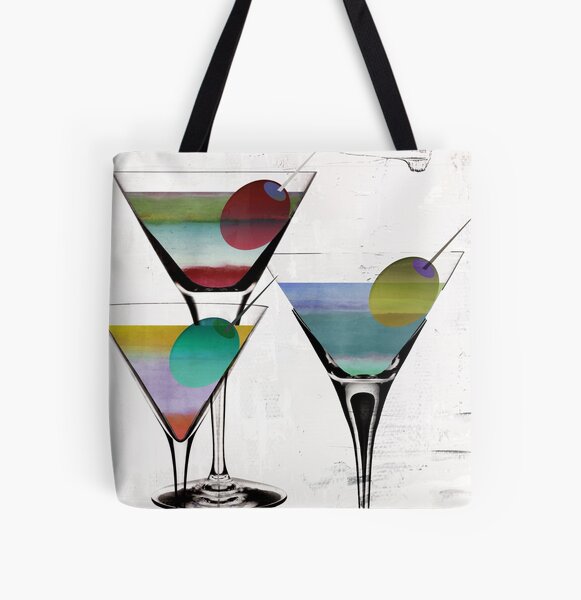 Balsam Aperitif - Woman Tips Giant Martini Glass - Vintage Poster Art  Weekender Tote Bag by Vertigo Creative - Fine Art America