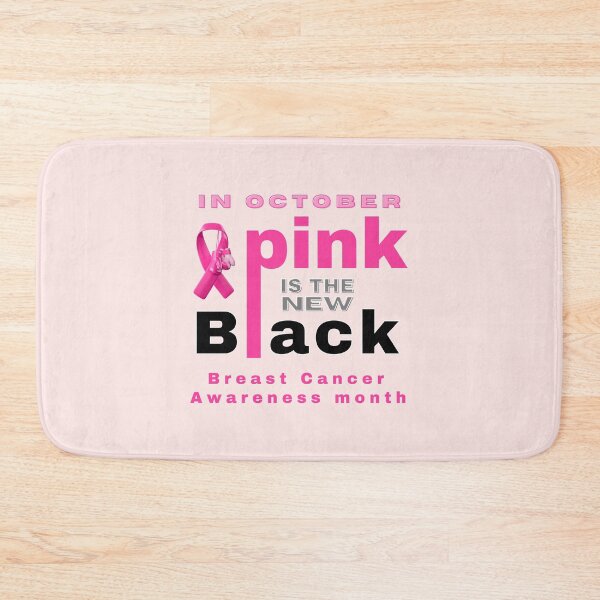 Item preview, pink is the new black breast cancer awereness month designed and sold by FatBirdie.