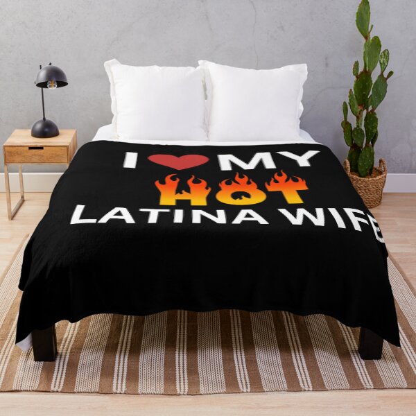 Item preview, i love my hot latina wife funny designed and sold by ANNINOART ⭐⭐⭐⭐⭐.