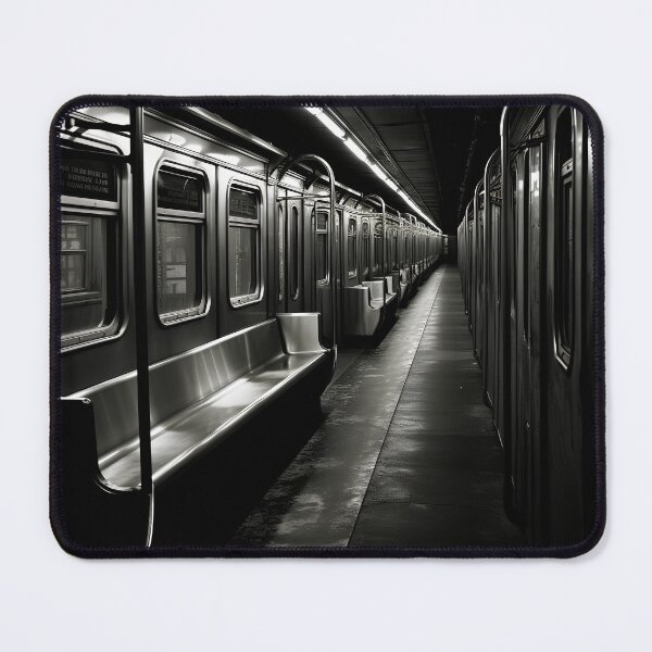 Item preview, New York subway station noir photography print designed and sold by dcrc.