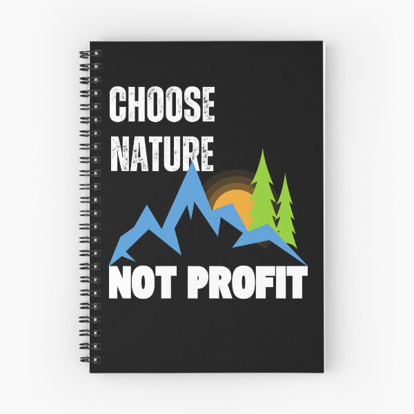 Item preview, Choose Nature - Not Profit! designed and sold by askthebookbug.