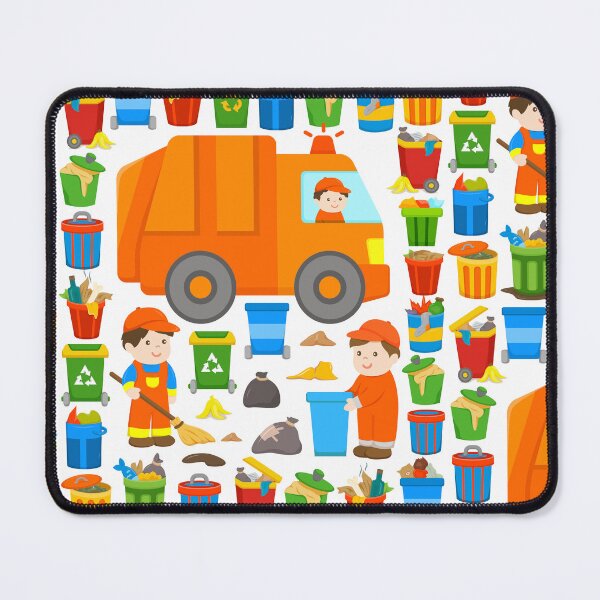 Item preview, Garbage Collection Truck Refuse Collectors City Cleaner Trash Cans designed and sold by samshirts.