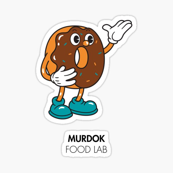 Murdok Food Lab - Donut Sticker