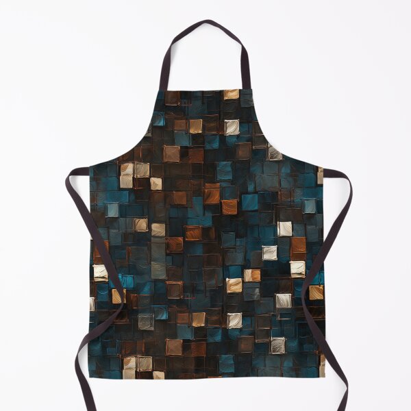 Item preview, Blue and Brown Tile Pattern designed and sold by Immarcescible.