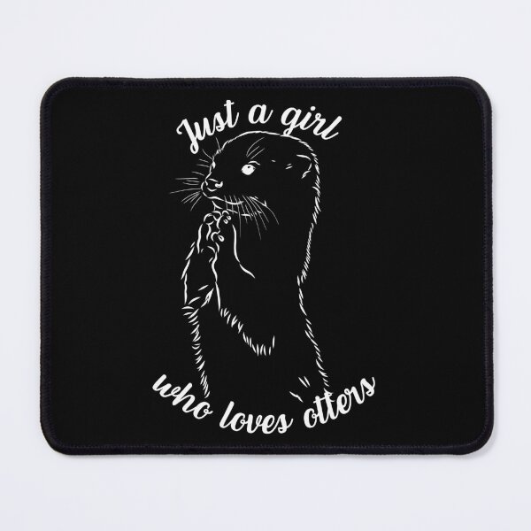 Item preview, Just a girl who loves otters designed and sold by wiecekedyta.