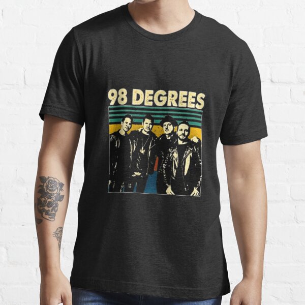 hits 98 DEGREES LOGO TOUR 2016 estr Essential T-Shirt for Sale by estustore