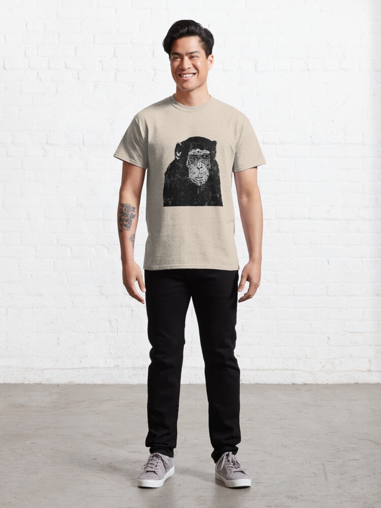 Discover Bonobo linocut Classic T-Shirt
