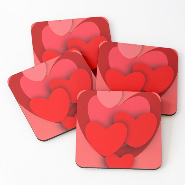Item preview, Big red love heart red love pattern designed and sold by nickardi.