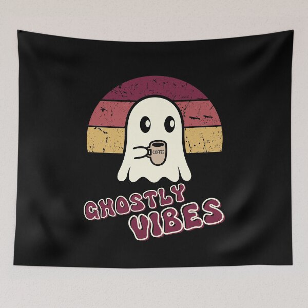 Item preview, Ghostly vibes for Halloween from cute ghost designed and sold by CleanDecor.