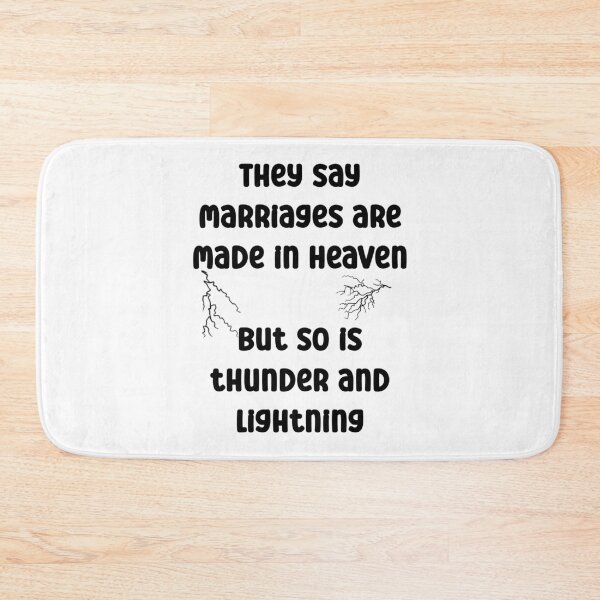 Item preview, They say marriages are Heaven made. But so is thunder designed and sold by Gevover.