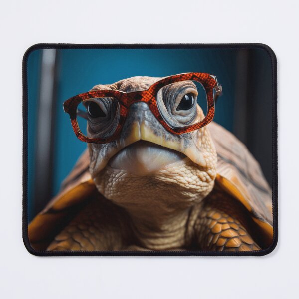 Item preview, Cute old turtle wit glasses designed and sold by Cocco Banana.