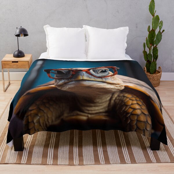 Item preview, Cute old turtle wit glasses designed and sold by Cocco Banana.