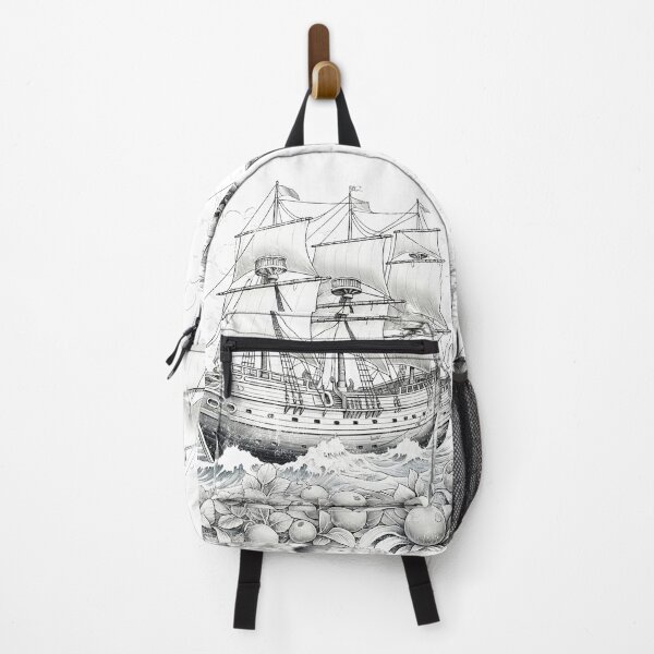 Item preview, Black and white ship, drawn, Cruise Mode On, Funny Cruise Quote, trawel designed and sold by PRYMULLART.