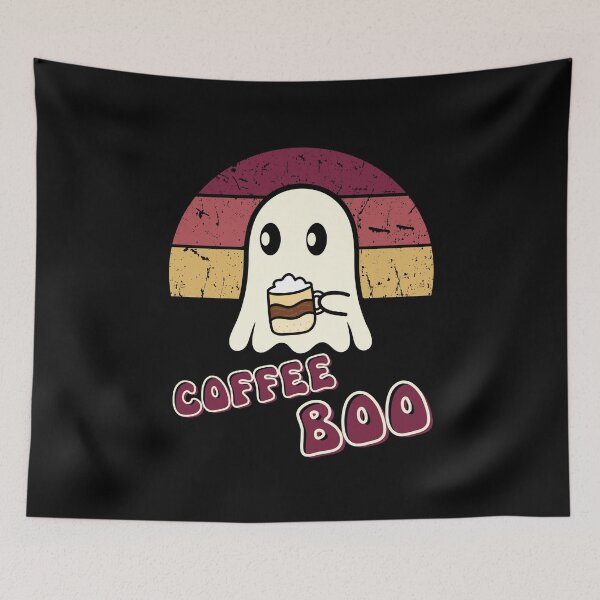 Item preview, Cute coffee boo ghost for Halloween designed and sold by CleanDecor.