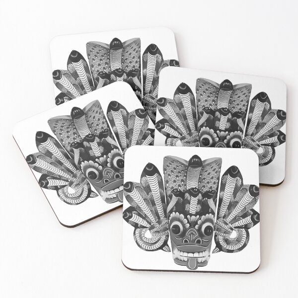 Item preview, Sri Lankan Yaka (Grayscale) designed and sold by Lahiru Wijewardana.