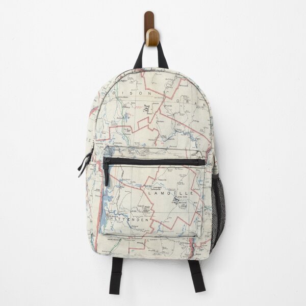 Item preview, Vintage New Hampshire & Vermont Portal Route Map (1959) designed and sold by BravuraMedia.