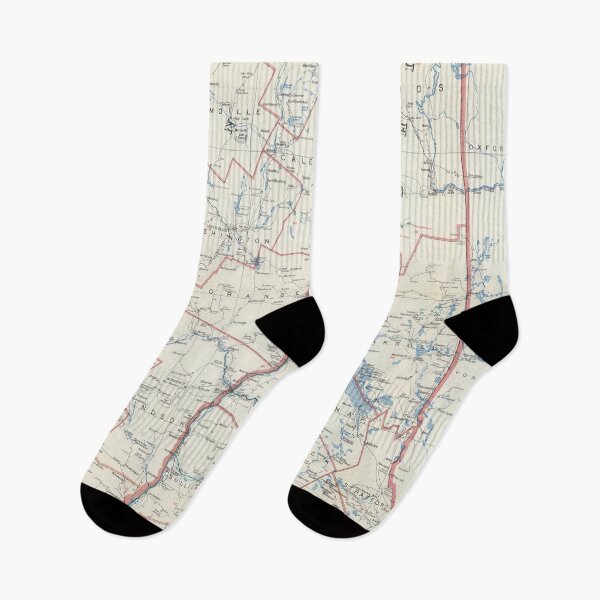 Item preview, Vintage New Hampshire & Vermont Portal Route Map (1959) designed and sold by BravuraMedia.