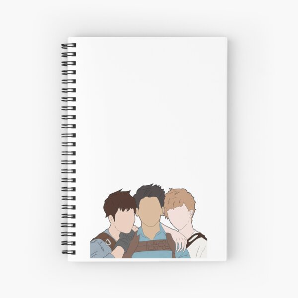 Trío de Maze Runner Cuaderno de espiral