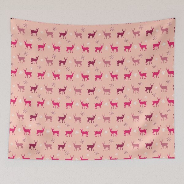 Item preview, Pink Reindeer Pattern designed and sold by ElLocoMus.