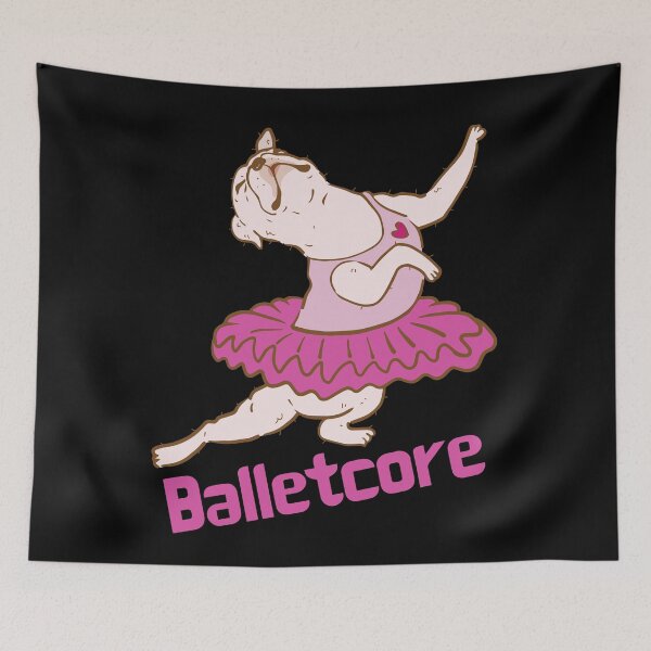 Item preview, Balletcore French Bulldog designed and sold by ArtisShops.