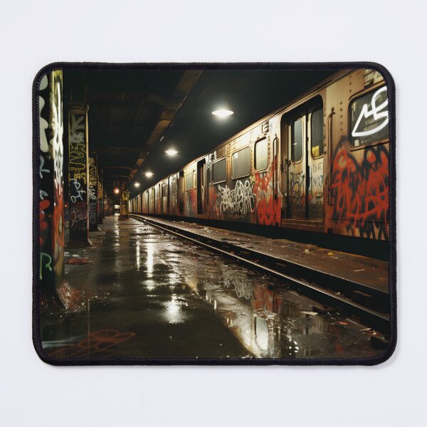 Item preview, new york subway station noir photography print designed and sold by dcrc.